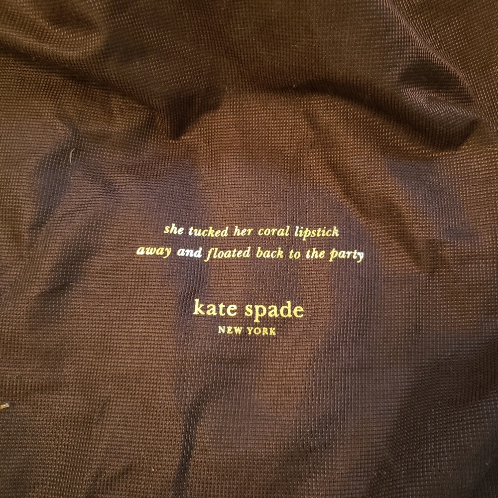 Kate Spade brown and tan zebra satchel purse - Picture 3 of 5